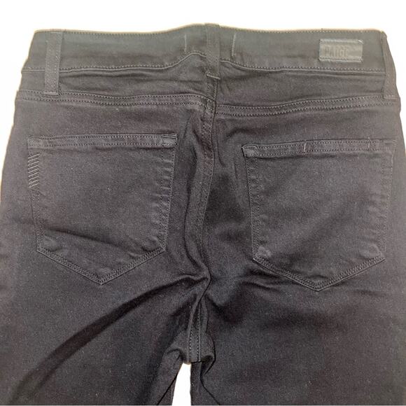 Paige Hoxton Ankle Wild Black  with Leopard Tuxedo Stripe 26 - Picture 7 of 7